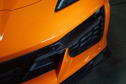 APR Carbon Fibre Front Bumper Grille Inserts for Chevrolet Corvette C8 Z06 2023+ - image 5
