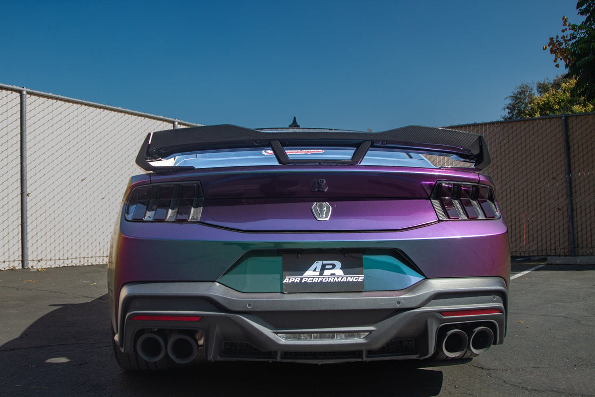 APR Carbon Fibre Rear Spoiler with Gurney Flap for Ford Mustang Dark Horse S650 2024+ - image 12