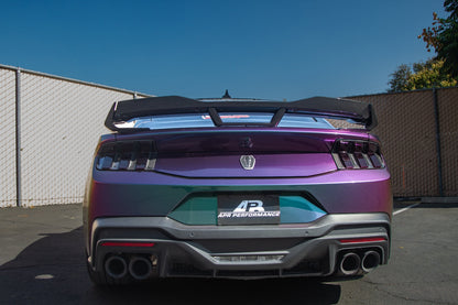APR Carbon Fibre Rear Spoiler with Gurney Flap for Ford Mustang Dark Horse S650 2024+ - image 12