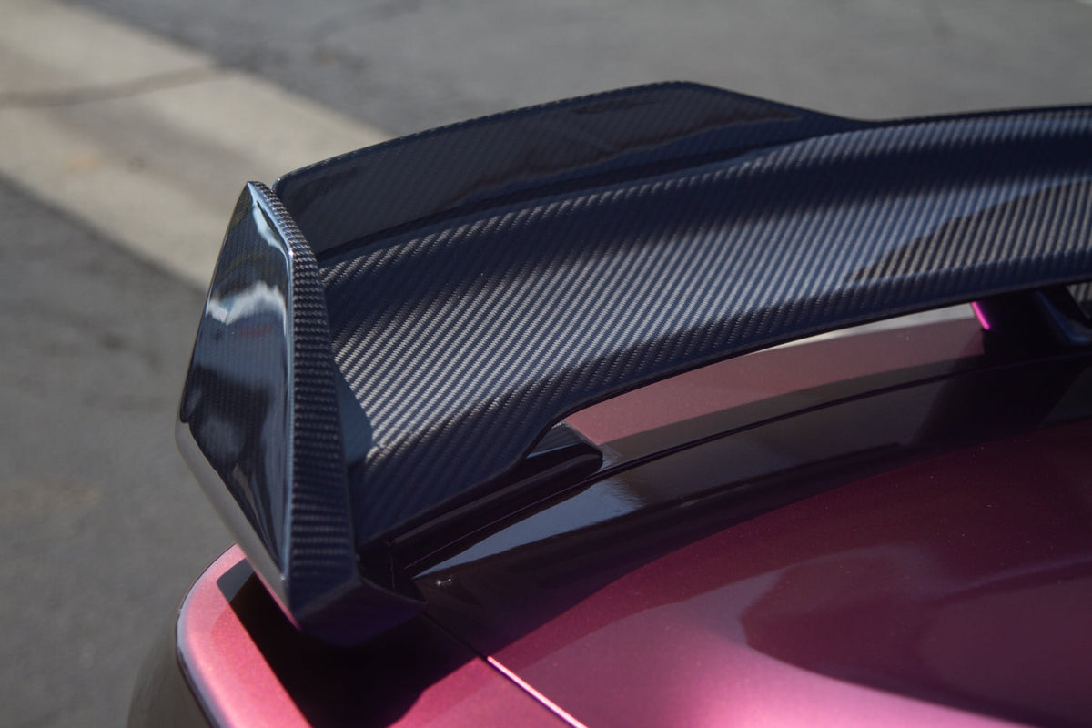 APR Carbon Fibre Rear Spoiler with Gurney Flap for Ford Mustang Dark Horse S650 2024+ - image 11