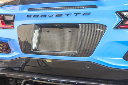 APR Carbon Fibre Number Plate Backing for Chevrolet Corvette C8 Z06 2023+ - image 7