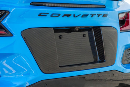 APR Carbon Fibre Number Plate Backing for Chevrolet Corvette C8 Z06 2023+ - image 3