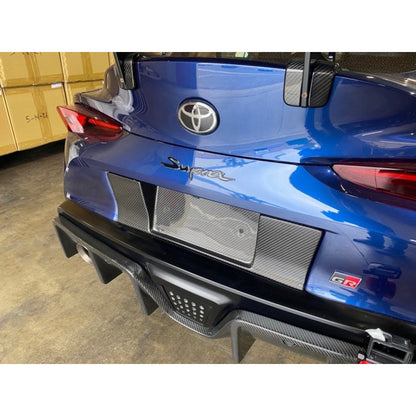 APR Carbon Fibre Number Plate Backing for Toyota GR Supra A90 2020-2023 - image 6