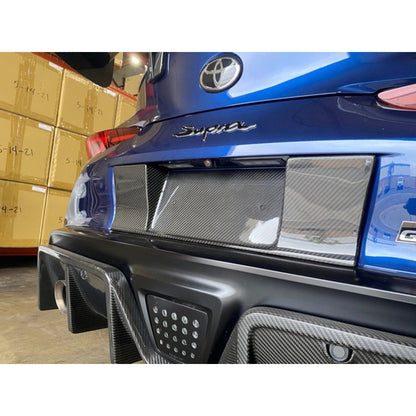 APR Carbon Fibre Number Plate Backing for Toyota GR Supra A90 2020-2023 - image 5