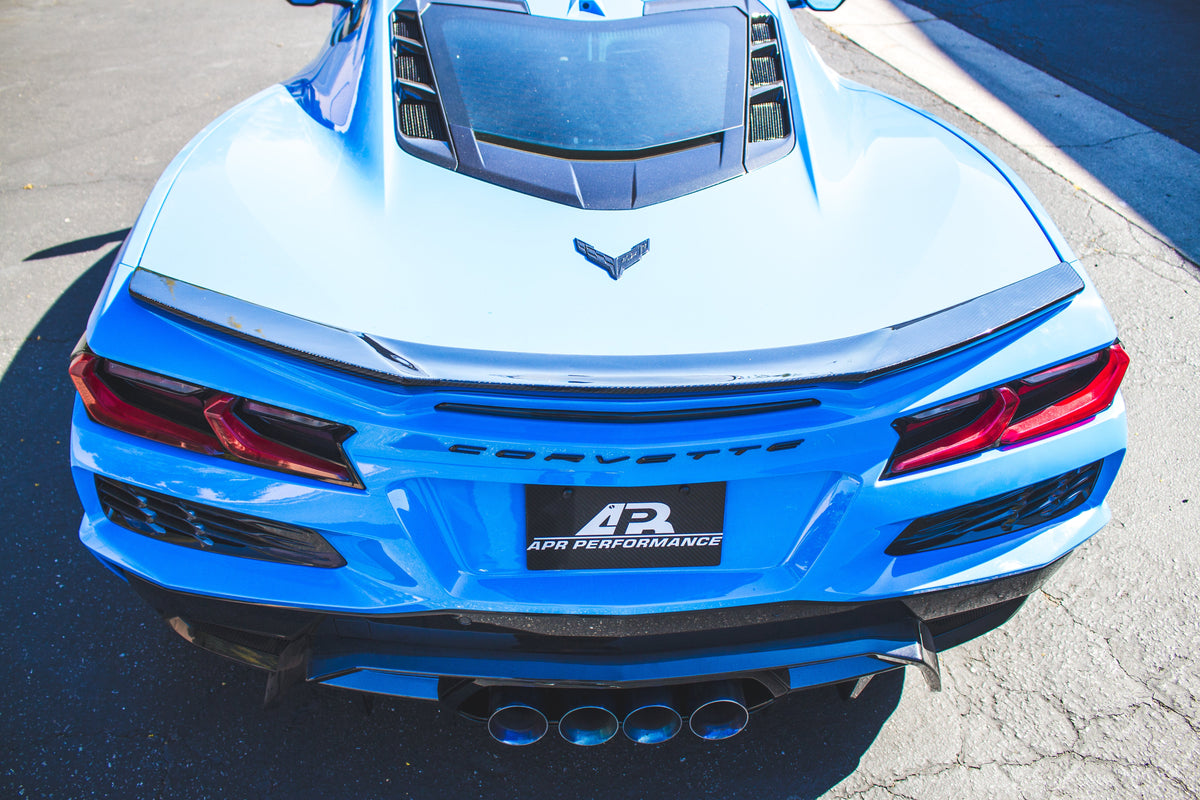 APR Carbon Fibre Rear Spoiler Delete for Chevrolet Corvette C8 Z06 2023+ - image 5