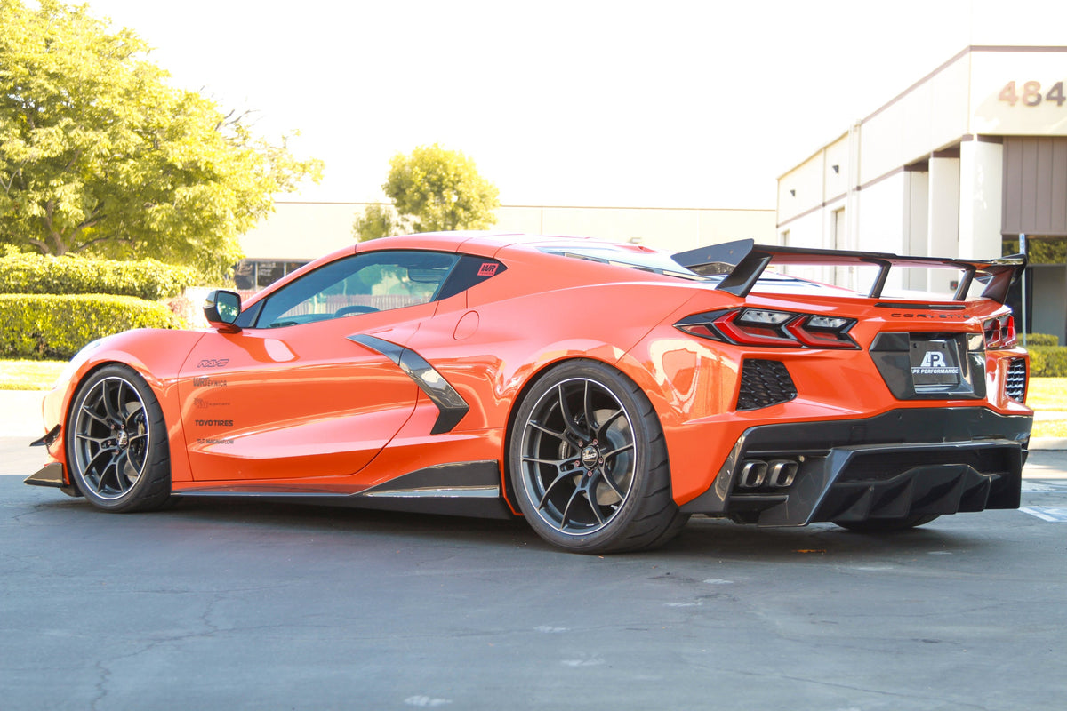 APR Carbon Fibre Number Plate Backing for Chevrolet Corvette C8 2020+ - image 5
