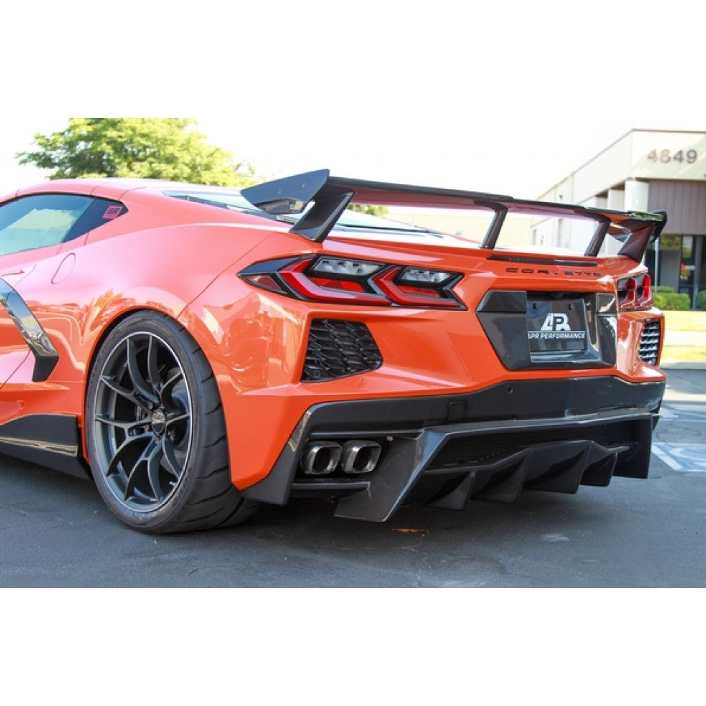 APR Carbon Fibre High Wing for Chevrolet Corvette C8 2020+ - image 4