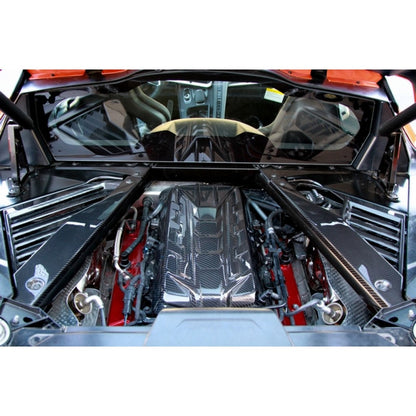 APR Carbon Fibre Engine Plenum Cover & Appearance Panels for Chevrolet Corvette C8 2020-2023 - image 5