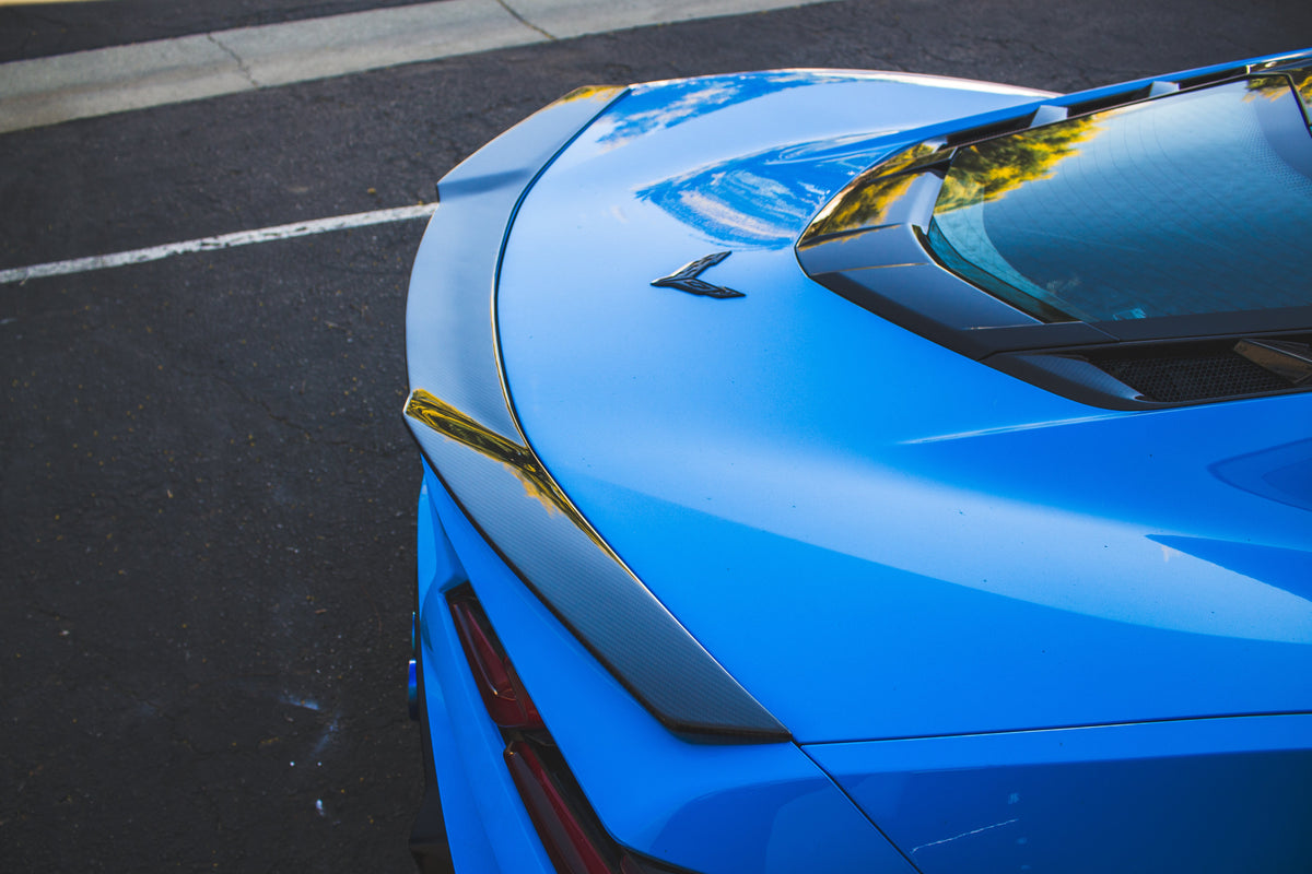 APR Carbon Fibre Rear Spoiler Delete for Chevrolet Corvette C8 Z06 2023+ - image 2