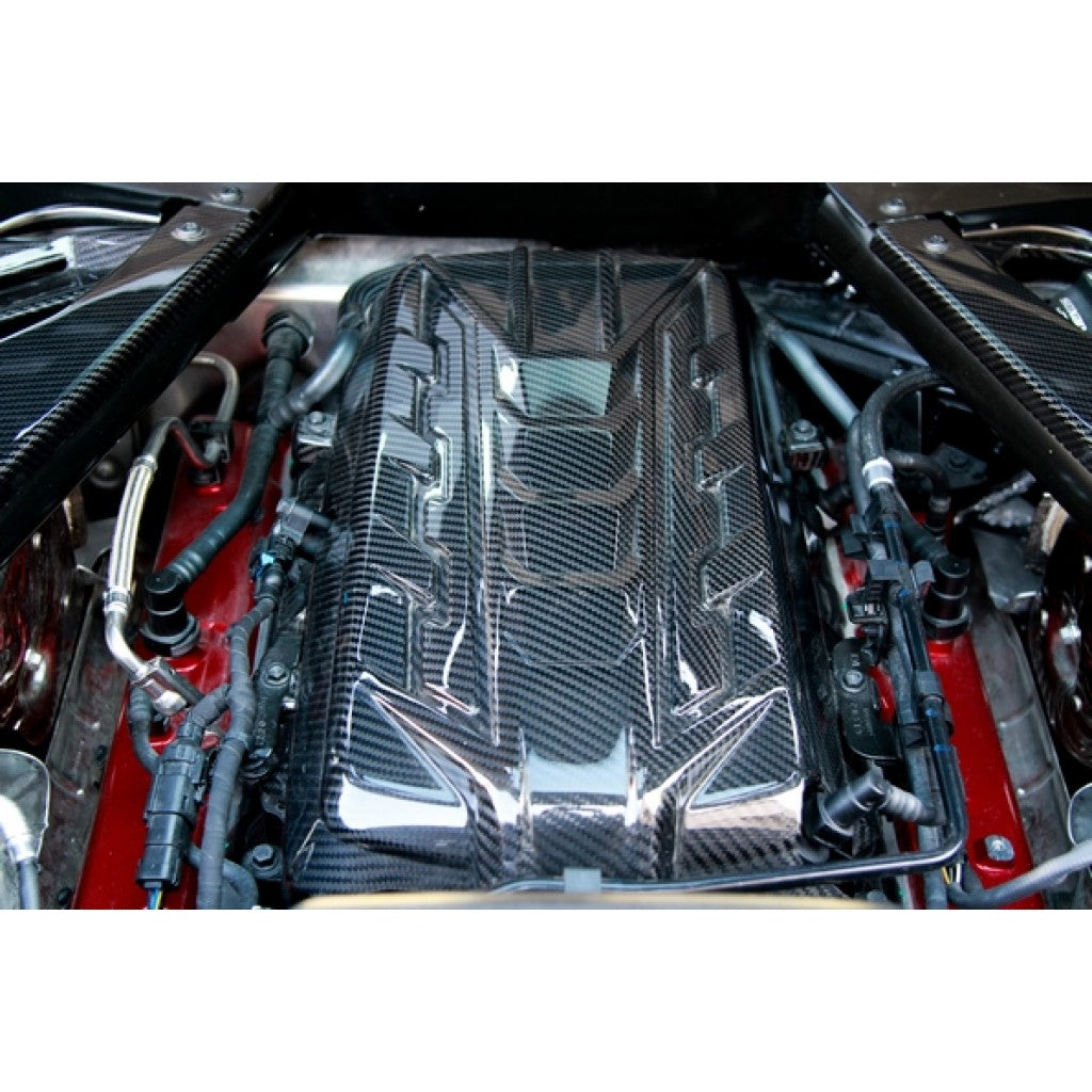 APR Carbon Fibre Engine Plenum Cover & Appearance Panels for Chevrolet Corvette C8 2020-2023 - image 2