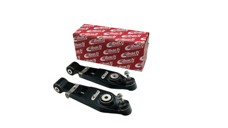 Eibach adjustable control arms for Porsche, enhancing suspension performance and handling.