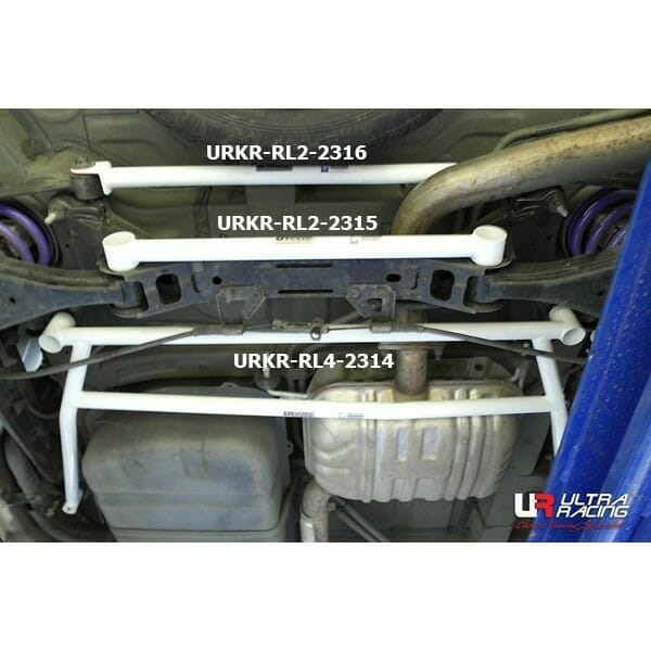 Ultra Racing Kia Carnival (VQ) 2.9D 2WD 05-14 UltraRacing 4-Point Rear Lower Bar (2314) URKR-RL4-2314