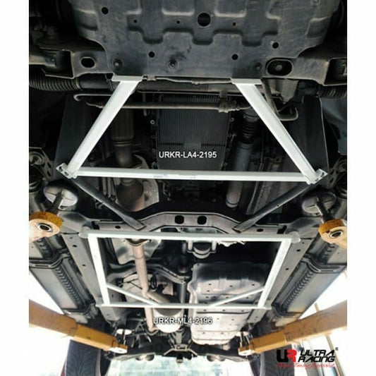 Ultra Racing 4-Point Front Lower Brace for Kia Mohave HM 08+