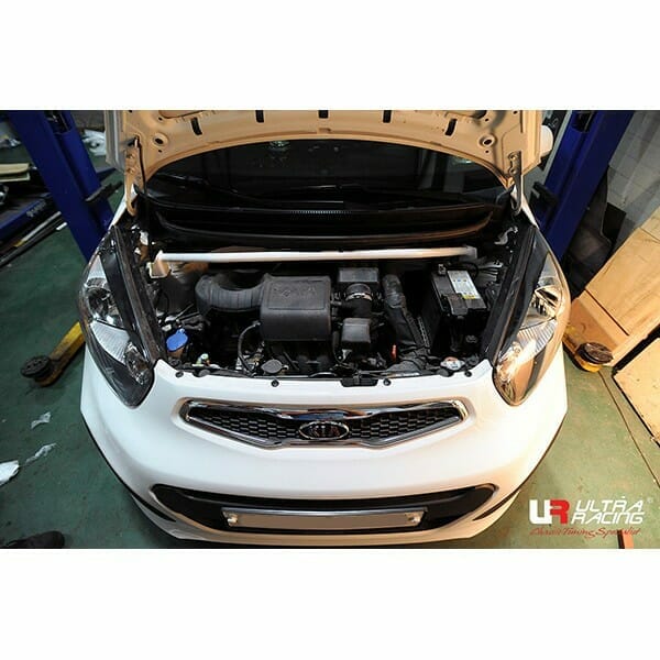 Ultra Racing 2-Point Front Upper Strut Bar for Kia Morning (TA) 1.0