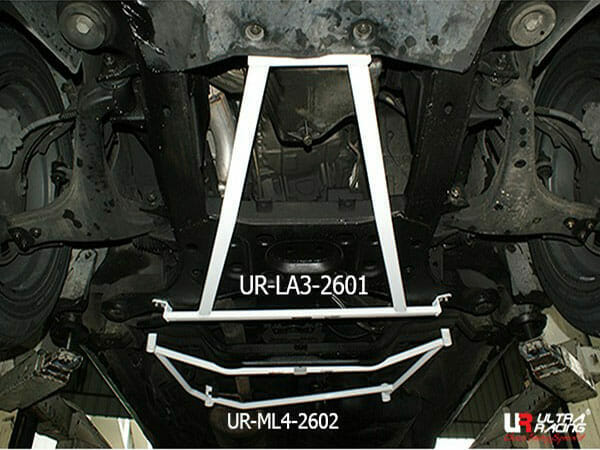 Ultra Racing 3-Point Front Lower Brace for Ssangyong Rodius/Stavic