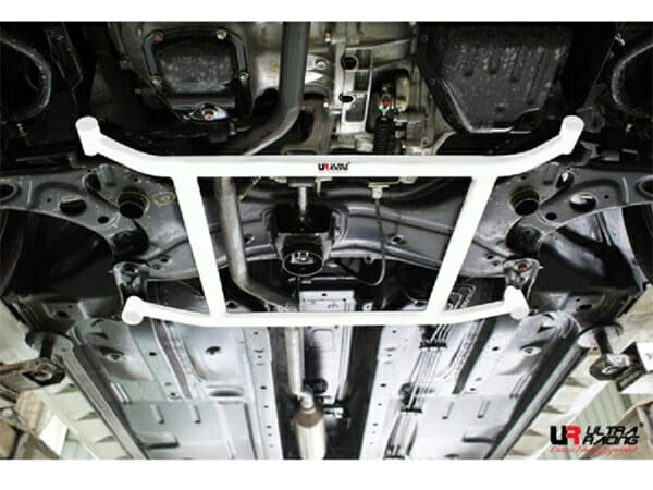 Ultra Racing 4-Point Front Lower Brace for Perodua Myvi M600 1.5