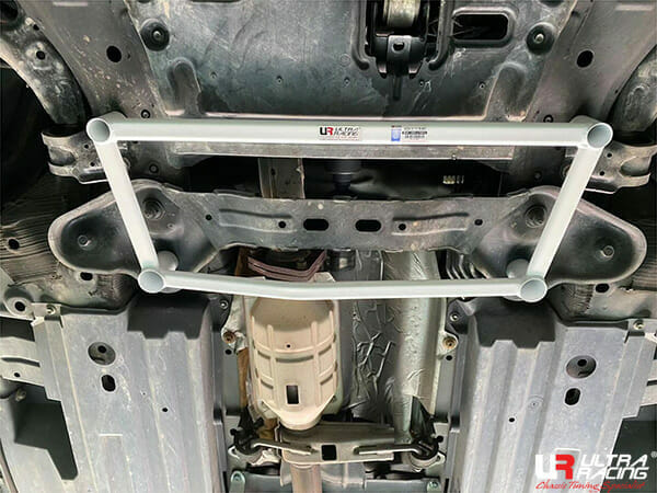 Ultra Racing 4-Point Front Lower Brace for Mazda CX-7 2.3 4WD 06-12