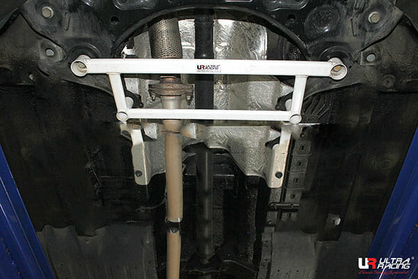 Ultra Racing 4-Point Front Lower Brace for Hyundai Tucson & Kia Sporta