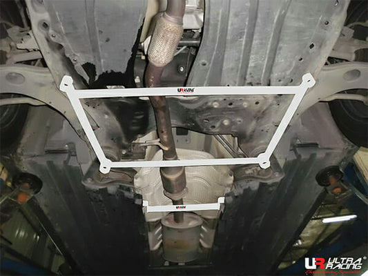 Ultra Racing 2-Point Mid Lower Brace for Suzuki Kizashi 2.4