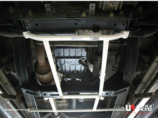 Ultra Racing 4-Point Front Lower Brace for Ssangyong Rexton Sports Q20