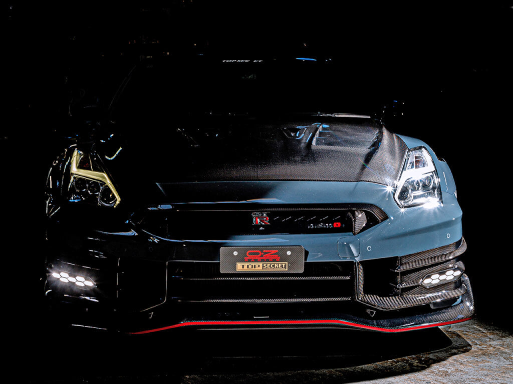 Top Secret M24 Full Bumper Kit Half Carbon - GT-R R35