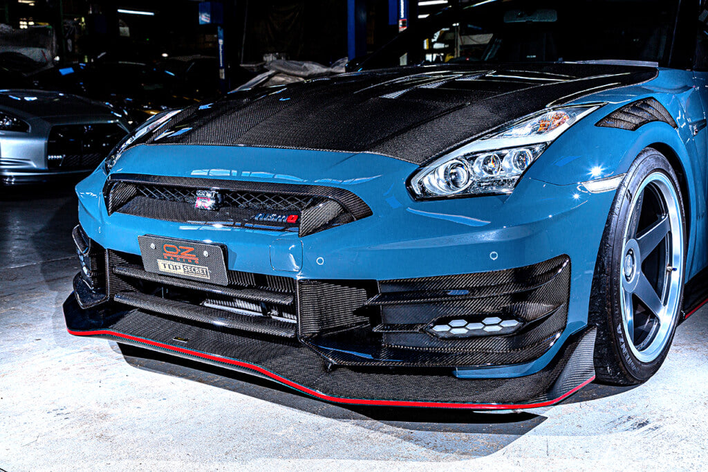 Top Secret M24 Full Bumper Kit Half Carbon - GT-R R35