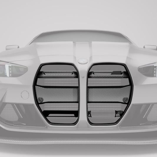 Revozport Carbon Fiber Front Grill for BMW M4 G82 (with ACC)