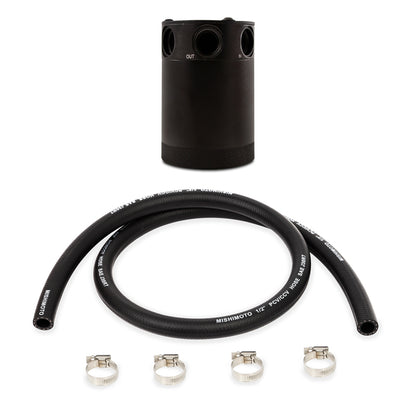 Universal Compact Baffled Oil Catch Can Kit, 3-Port