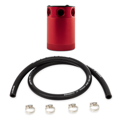 Universal Compact Baffled Oil Catch Can Kit, 3-Port