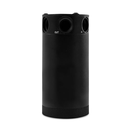 Mishimoto 3-Port Universal XL Baffled Catch Can, Black