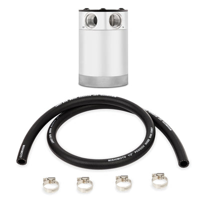 Universal Compact Baffled Oil Catch Can Kit, 2-Port