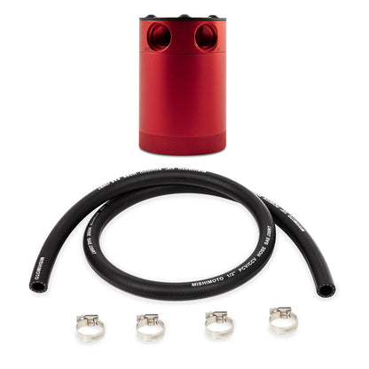 Universal Compact Baffled Oil Catch Can Kit, 2-Port