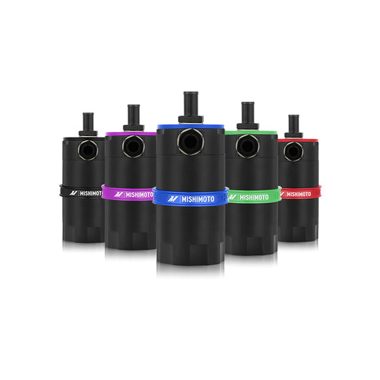 Mishimoto Universal Baffled Oil Catch Can – 5 Colours