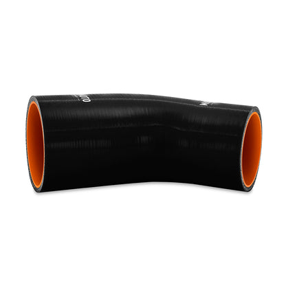 Silicone Reducer Coupler, 45 Degree, 2.5" to 2.75"
