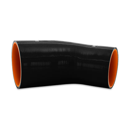 Silicone Reducer Coupler, 45 Degree, 3" to 4"