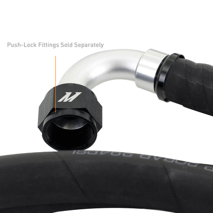 Mishimoto Push Lock Hose -12AN Black 120-240" | FD Racing