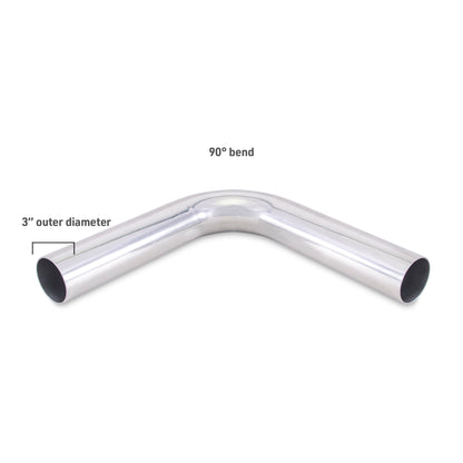 Mishimoto 3 Inch 90° Aluminum Intercooler Piping Elbow