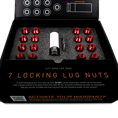 Mishimoto Aluminium Locking Lug Nuts 1/2" x 20 – 23pc Set