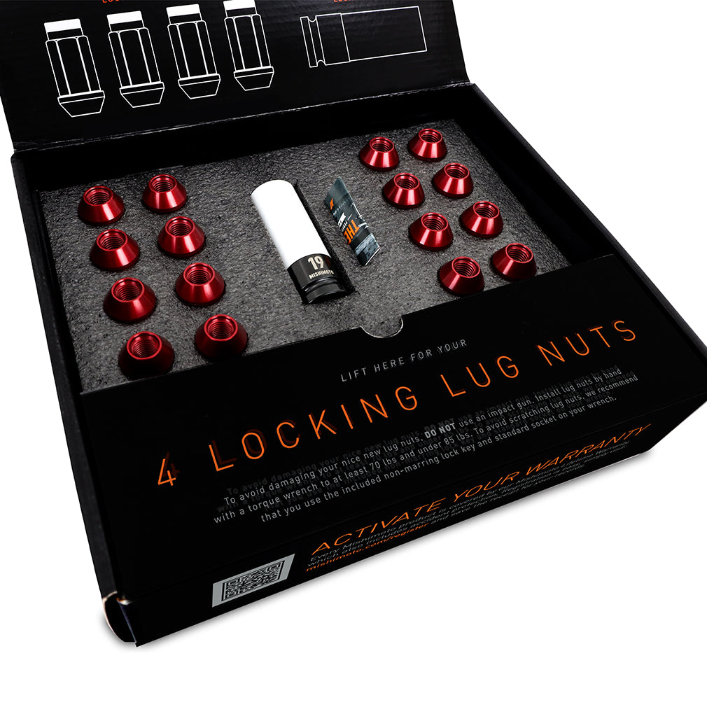 Mishimoto Aluminium Locking Lug Nuts M12x1.5 – 20pc Set