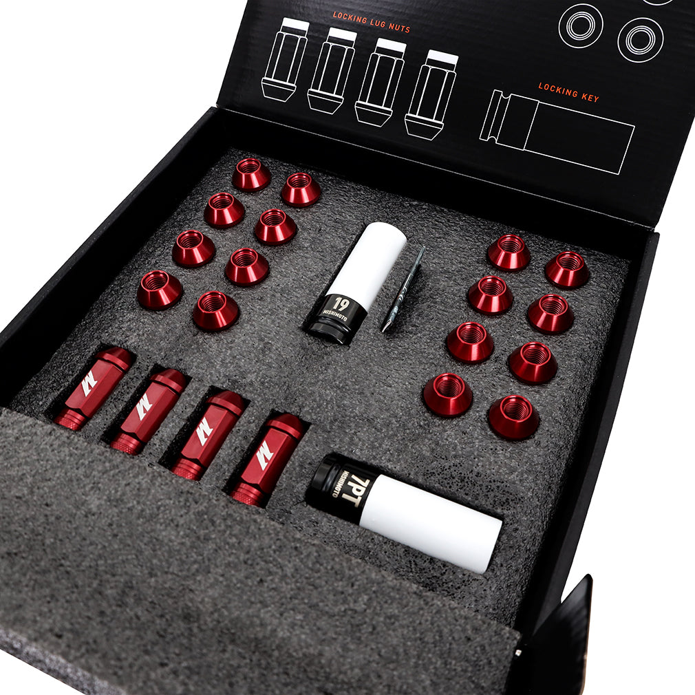 Mishimoto Aluminium Locking Lug Nuts M12x1.5 – 20pc Set