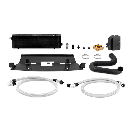 Mishimoto Oil Cooler Kit RHD Ford Mustang GT 2018-23, Black