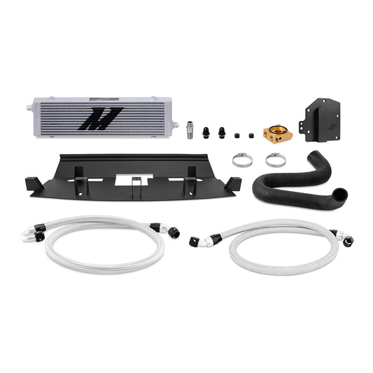 Mishimoto Oil Cooler Kit RHD Ford Mustang GT 2018-23, Silver
