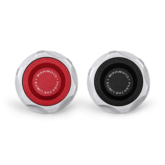 Mishimoto Ford EcoBoost Oil Filler Cap, Red, CNC Billet
