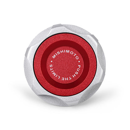 Mishimoto Ford EcoBoost Oil Filler Cap, Red, CNC Billet