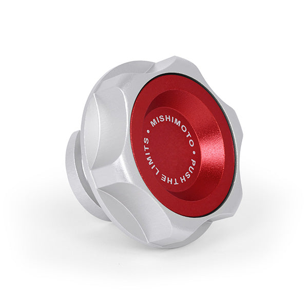 Mishimoto Ford EcoBoost Oil Filler Cap, Red, CNC Billet