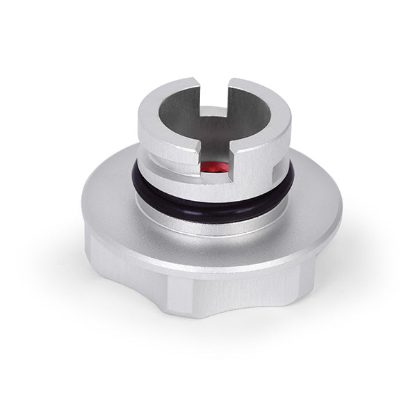 Mishimoto Ford EcoBoost Oil Filler Cap, Red, CNC Billet