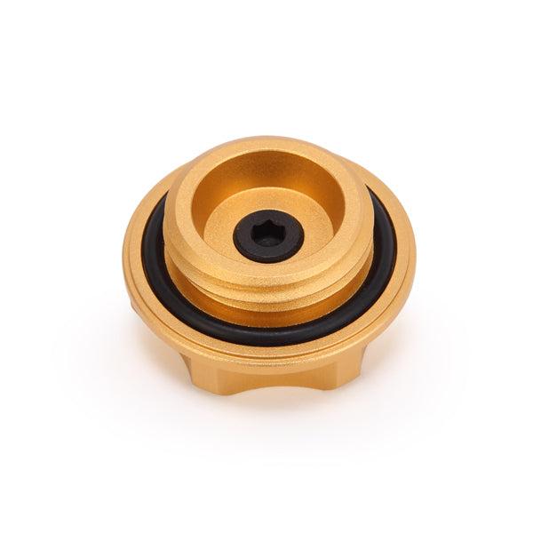 Mishimoto Limited Edition Subaru Oil Filler Cap, Gold, CNC Billet