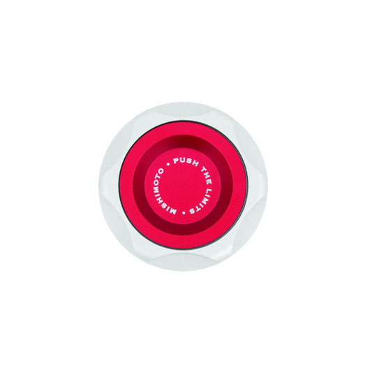 Mishimoto Subaru Oil Filler Cap, Red, CNC Billet Aluminium