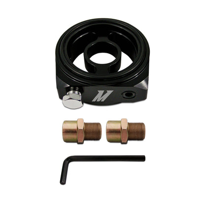 Mishimoto Oil Filter Sandwich Plate Adapter – Three NPT Port Billet
