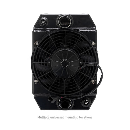 Mishimoto Universal Drag Race Aluminium Radiator (Black/Natural)